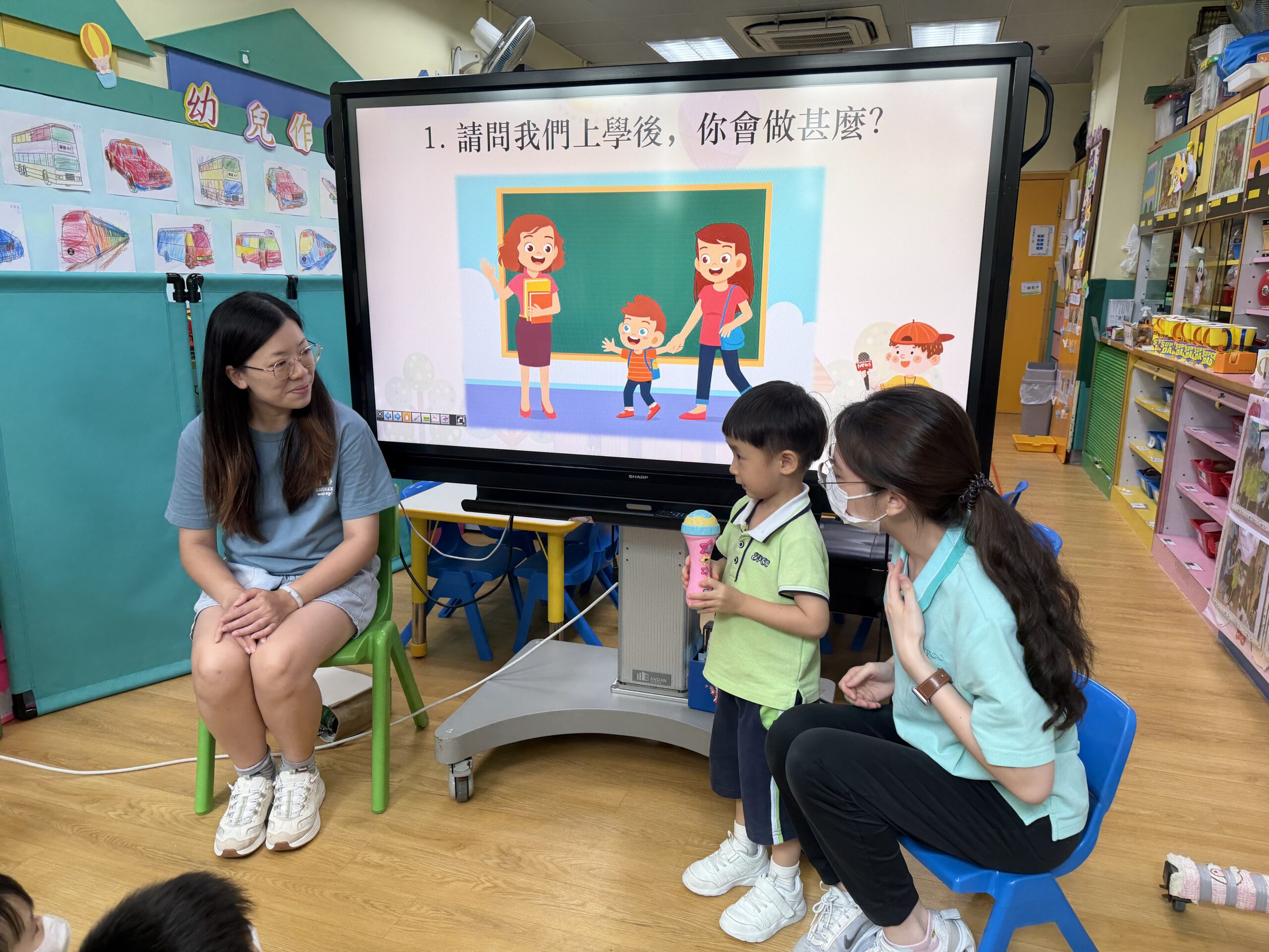 家庭照顧者到校受訪
